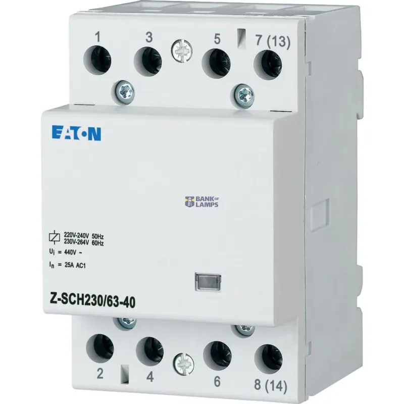 EATON Z-SCH230/63-40 Installation contactor, 230VAC/50Hz, 4N/O 248856