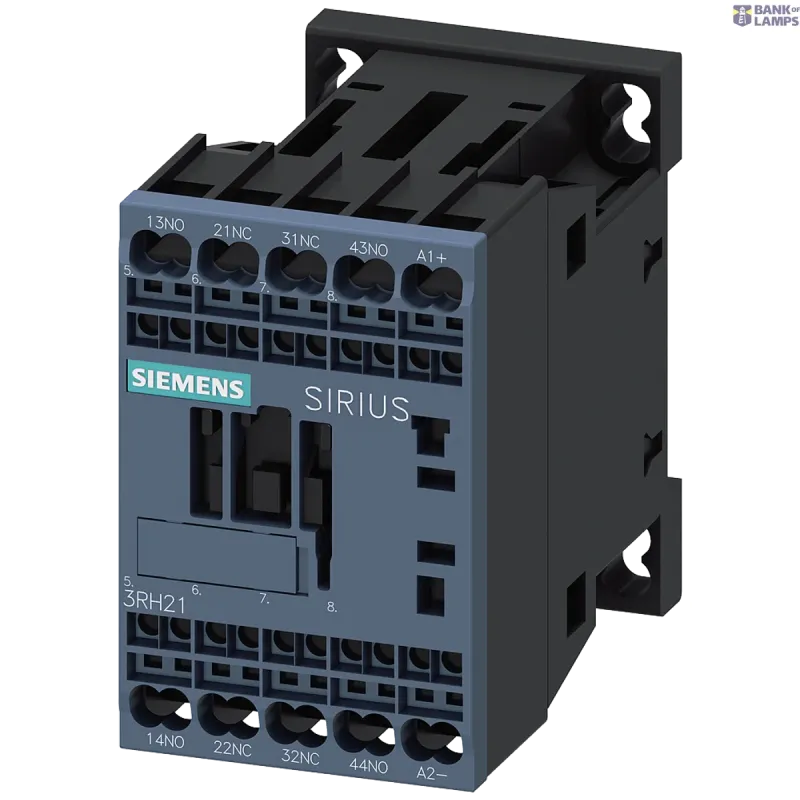 Siemens contactor relay railway, 2 NO + 2 NC, 24-34 V DC, 0.7-1.25* 3RH2122-2XB40-0LA2