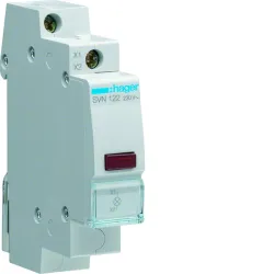 Hager SVN122 — Red Indicator Light