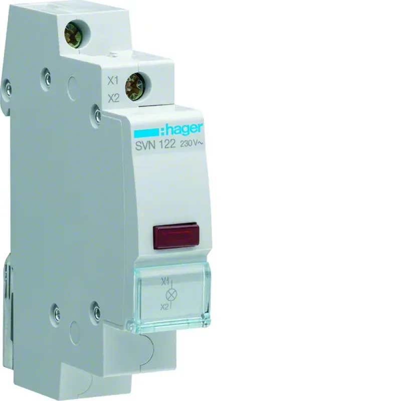 Hager Red Indicator Light SVN122