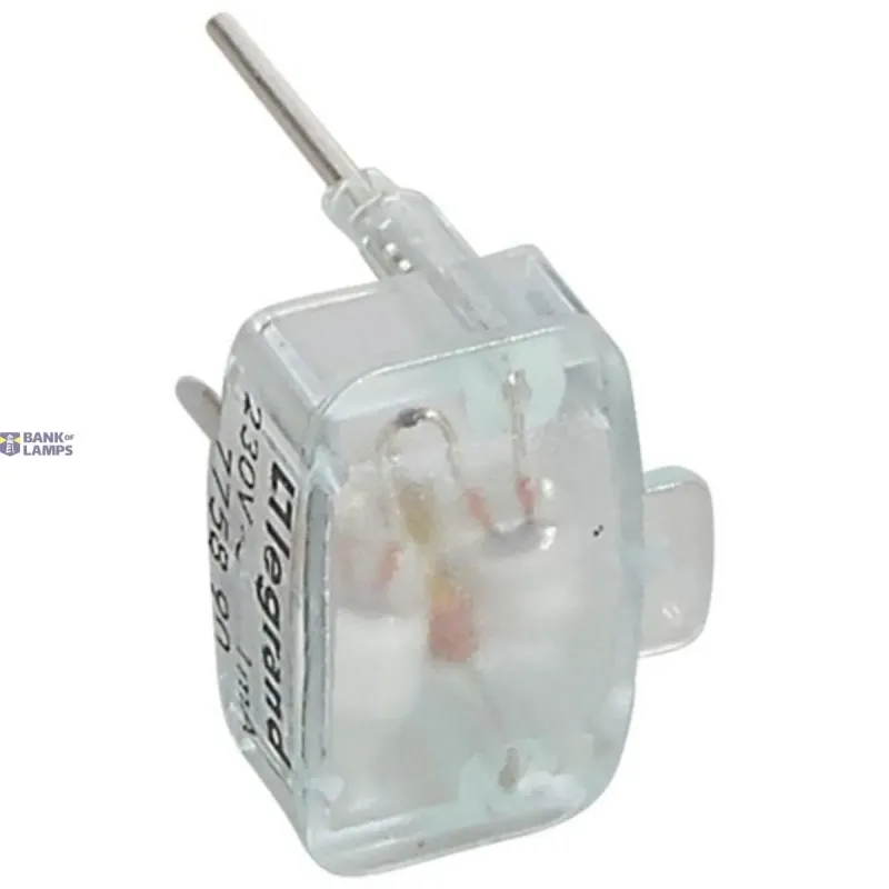 Legrand Push Button 1mA, 230V, 2.3 W, 2.3, Green 775890