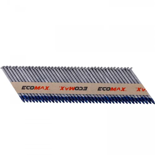 Ecomax Naglas naglu pistolei 34°, 2000 gab., 90x3,1mm, Ecomax EMNA343190HDRID