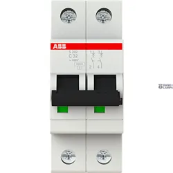 ABB 2CDS252001R0324 — S202-C32 Miniature Circuit Breaker - 2P - C - 32 A