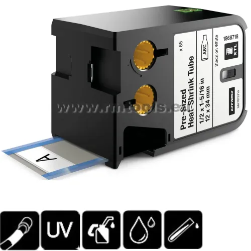 DYMO L.grieztu caurulīšu XTL 12mm x 34mm(65) 31-8718