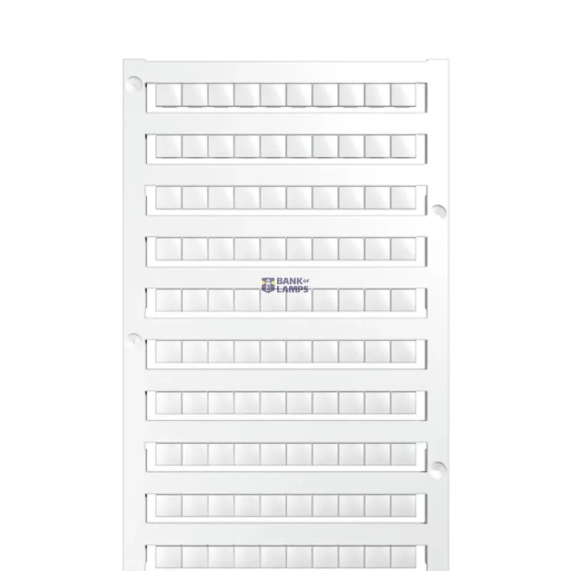 Weidmüller Dekafix, Terminal marker, 5 x 6 mm, Pitch in mm (P): 6.00 1609820000
