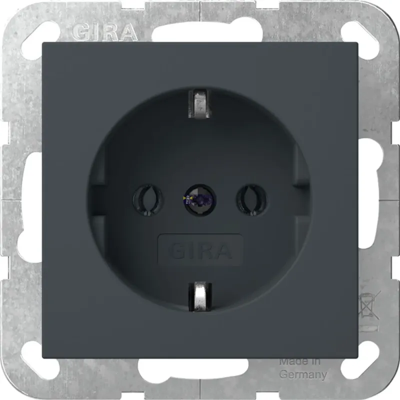Gira SCHUKO Socket Outlet System 55 16 A 250 V~ without Mounting 446628
