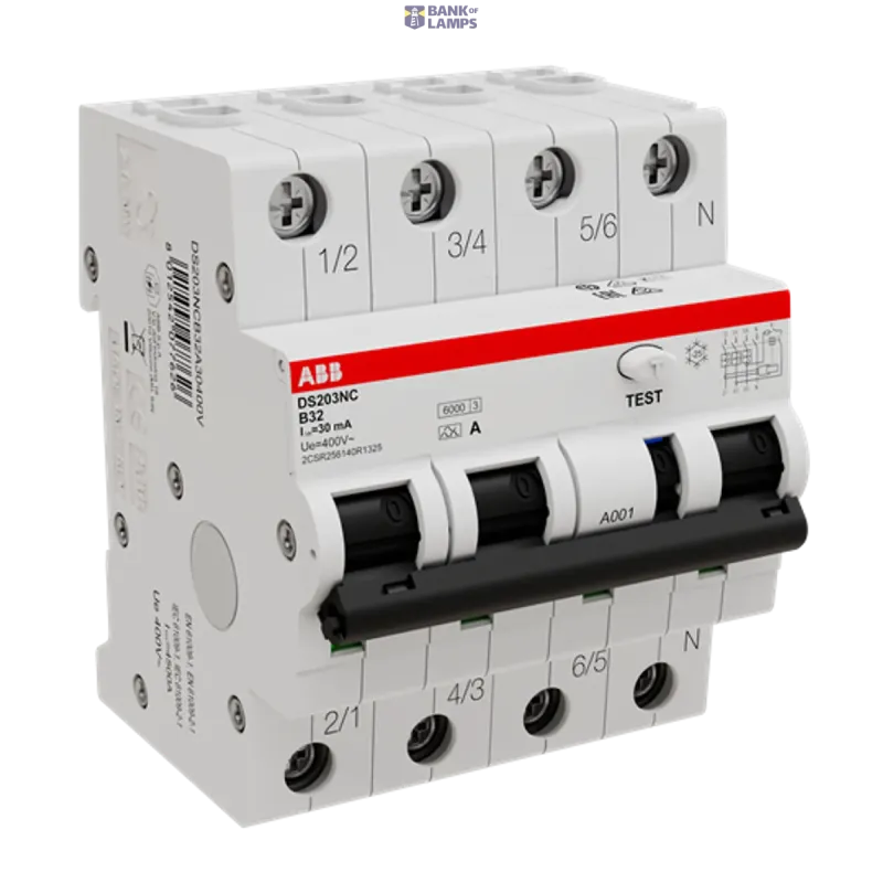 ABB DS203NC B32 A30 Residual Current Circuit Breaker with 2CSR256140R1325