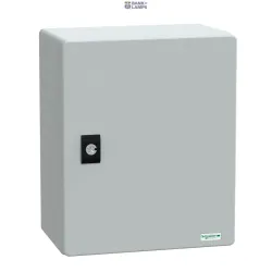 Schneider Electric NSYPLM3025G — Empty Enclosure Thalassa PLM H308xW255xD160 mm, IP66, Grey (RAL 7035), Polyester reinforced with fibreglass, Wall mounted, Accessibility For Operat