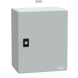 Schneider Electric NSYPLM3025G — Empty Enclosure Thalassa PLM H308xW255xD160 mm, IP66, Grey (RAL 7035), Polyester reinforced with fibreglass, Wall mounted, Accessibility For Operat Schneider Electric NSYPLM3025G — Empty Enclosure Thalassa PLM H308xW255xD160 mm, IP66, Grey (RAL 7035), Polyester reinforced with fibreglass, Wall mounted, Accessibility For Operat