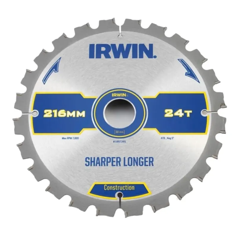 IRWIN WELDTEC Ripzāģis 216mm/24T/30 11-7395
