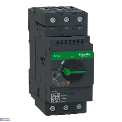 Schneider Electric GV3P25 — Motor Protection Circuit Breaker TeSys GV3, 3P, 25 A, 100 kA, 690 V AC, Thermal–magnetic Schneider Electric GV3P25 — Motor Protection Circuit Breaker TeSys GV3, 3P, 25 A, 100 kA, 690 V AC, Thermal–magnetic
