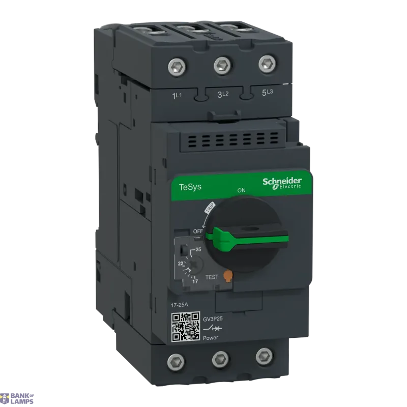 Schneider Electric Motor Protection Circuit Breaker TeSys GV3, 3P, 25 A, 100 GV3P25
