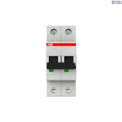 ABB 2CDS252001R0064 — S202-C6 Miniature Circuit Breaker - 2P - C - 6 A