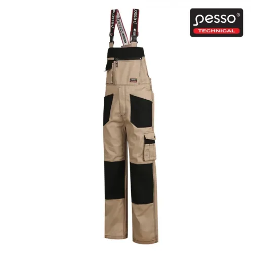 PESSO Darbo puskombinezonis Pesso Twill, smėlio 50/200 60-1-046