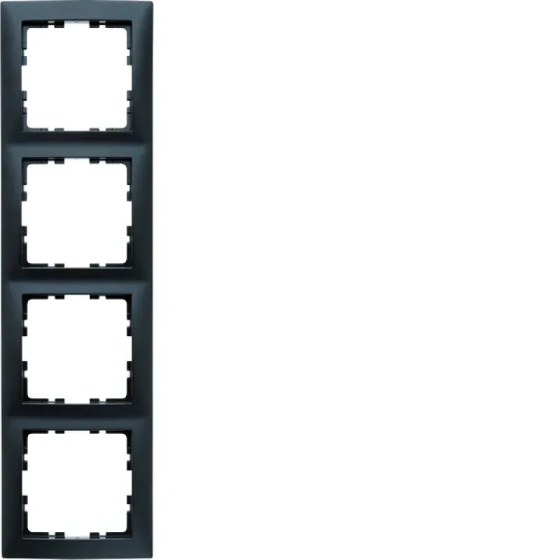 Berker Frame 4gang, S.1, ant., matt 10149949