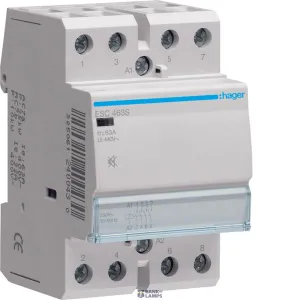 Hager ESC463S — kontaktors Humfree, 63 A 4NO, 230 V