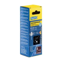 waterproof rivets 4,8x14mm 50gab.+urbis komplektā, Rapid waterproof rivets 4,8x14mm 50gab.+urbis komplektā, Rapid