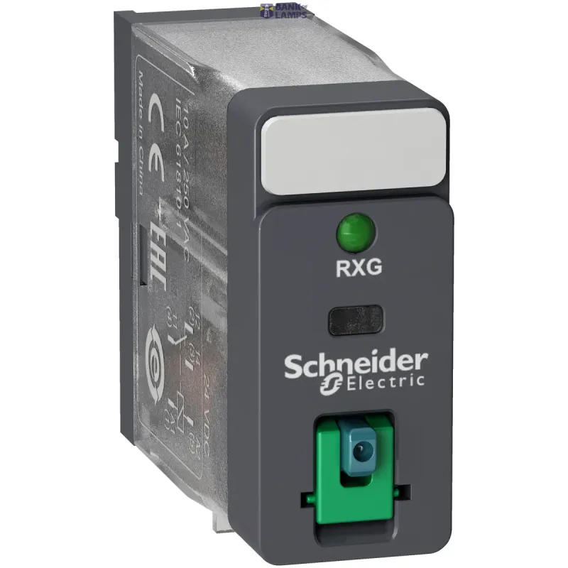 Schneider Electric Plug-In Relay Harmony, 10A, 24V DC, 1CO, IP40, Lockable RXG12BD