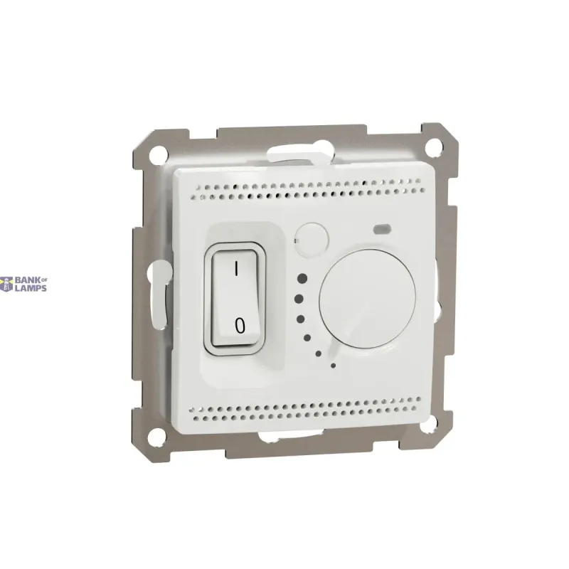 Schneider Electric Room Thermostat Sedna Design & Elements, 16A, White, Floor SDD111507