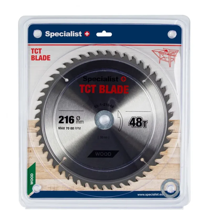 Specialist+ SPECIALIST+ griešanas disks, 216 mm x 48T x 30/20/16 mm 51-1-21648