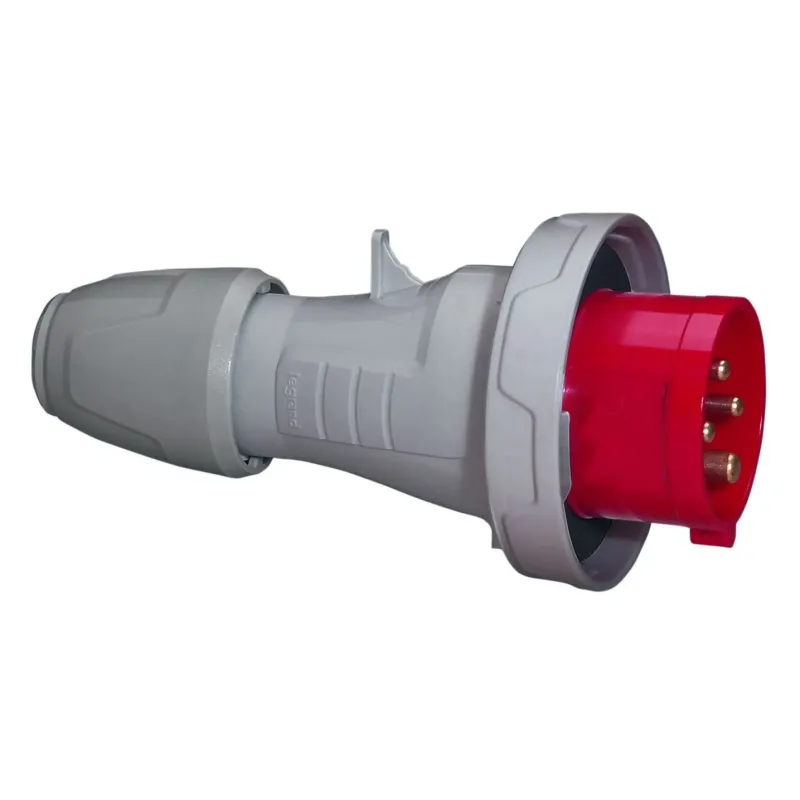 Legrand Straight Plug P17 P17 Tempra IP66/67, 380/415V, 16A 555329