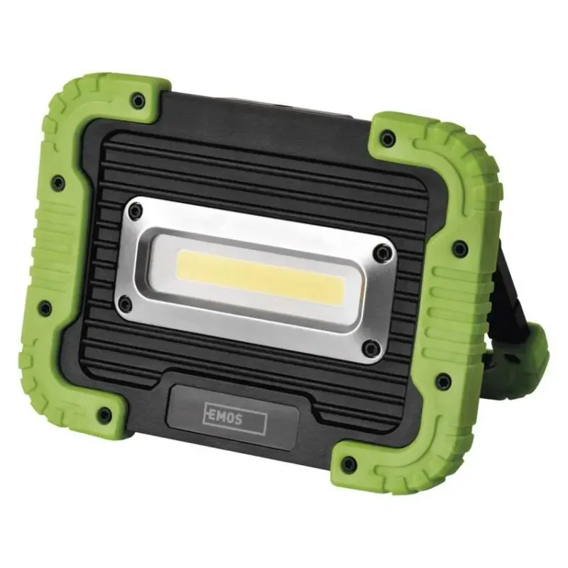 EMOS rechargeable COB LED darba spotlight, 600 lm, 3000 mAh, powerbank funkcija, IP44, EMOS P4534
