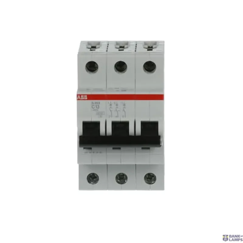 ABB S203-C13 Miniature Circuit Breaker - 3P - C - 13 A 2CDS253001R0134