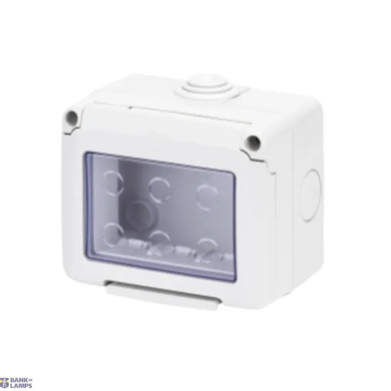 GEWISS Watertight Enclosure For System Devices 3 Gang, Grey Ral GW27043