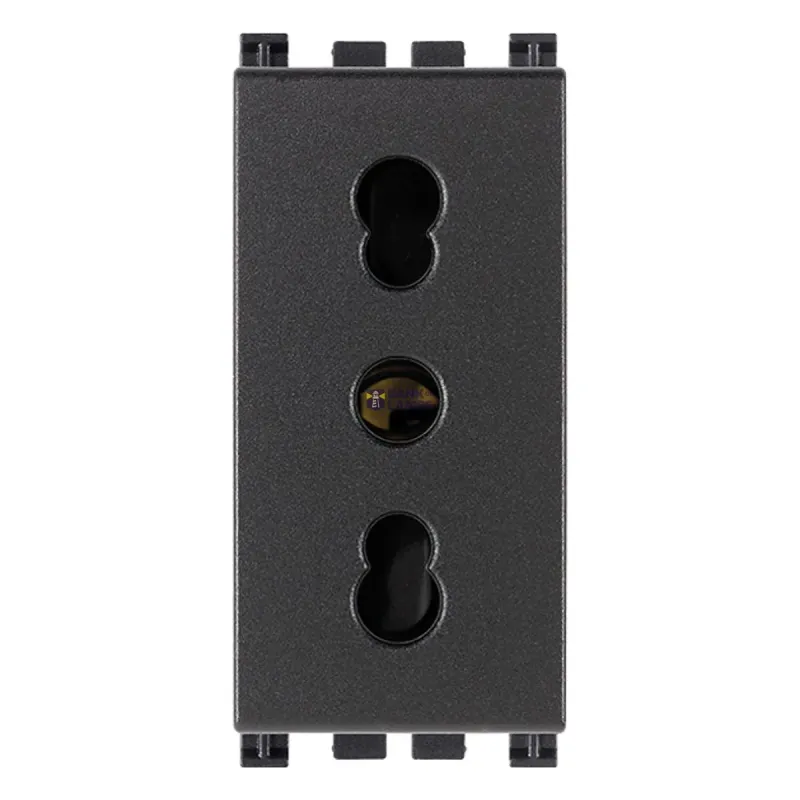 Vimar 2P+E 16A P17/11 outlet grey 19203