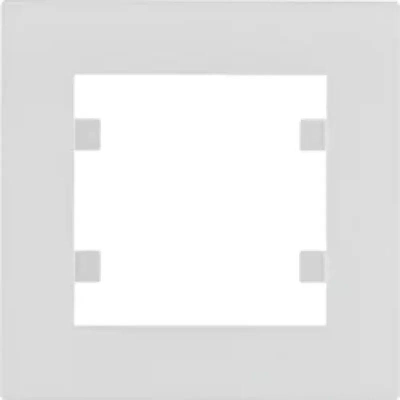 Hager Intens 1P plate - White WL5510