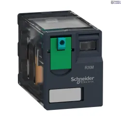 Schneider Electric RXM4AB1BD — Plug-In Relay Harmony, 6A, 24V DC, 4CO, IP40, Lockable Test Button Schneider Electric RXM4AB1BD — Plug-In Relay Harmony, 6A, 24V DC, 4CO, IP40, Lockable Test Button