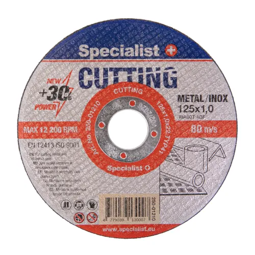 Specialist+ SPECIALIST+ metāla griešanas disks CUTTING, 125 x 1 x 22 mm 250-01210