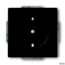 Busch-Jaeger 2CKA002011A6211 — 20 EUC-885-500 Cover Plates (partly incl. Insert) Protective Contact (SCHUKO) black matt - 63x63 Busch-Jaeger 2CKA002011A6211 — 20 EUC-885-500 Cover Plates (partly incl. Insert) Protective Contact (SCHUKO) black matt - 63x63