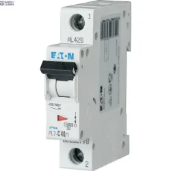 EATON 262690 — PL7-B40/1 автоматический выключатель (MCB), 40 A, 1p, characteristic: B