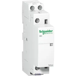 Schneider Electric GC2520M5 — Modular Contactor TeSys GC, 2P, 25 A, 230 V, 2NO, IP40, Control Circuit Type: AC At 50 Hz Schneider Electric GC2520M5 — Modular Contactor TeSys GC, 2P, 25 A, 230 V, 2NO, IP40, Control Circuit Type: AC At 50 Hz