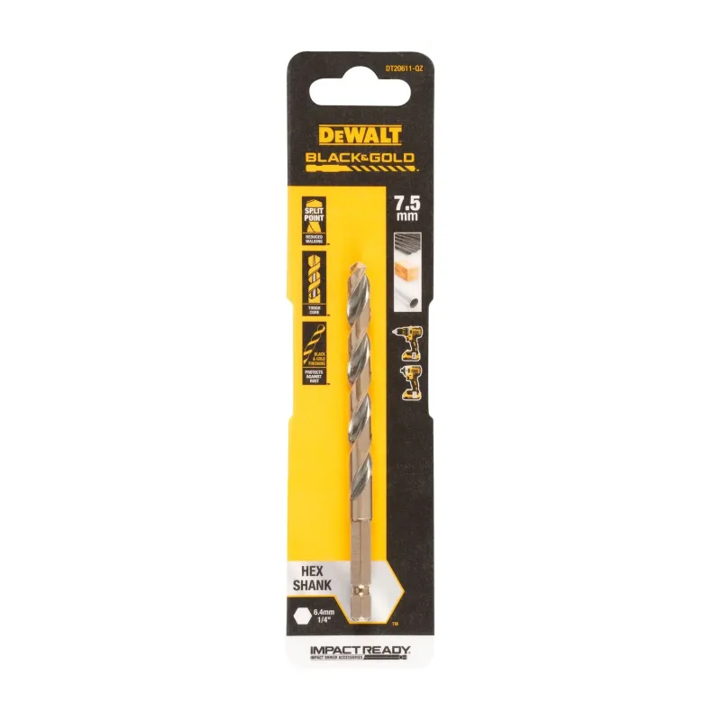 DeWalt Metāla urbja uzgalis HEX 1/4, 7,5 mm, DeWALT 26-5-DT20611