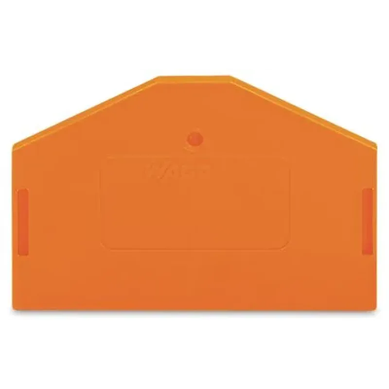 WAGO End and Intermediate Plate Orange, 2.5 mm Thick 281-313
