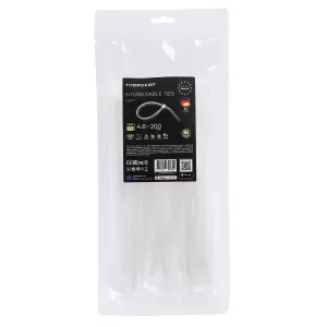 THORGEON 15007 — Ties 4.6x200 White (100 pcs)