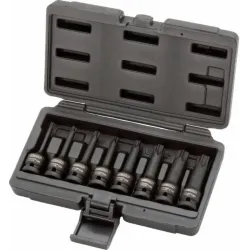 Triecienmuciņu komplekts TORX 1/2´´, T30-T80, 8 gab., KS Tools