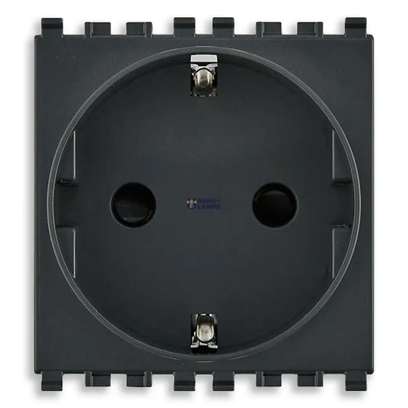 Vimar 2P+E 16A German SICURY outlet grey 22208