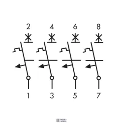 SCHRACK BM618463-- — Miniature Circuit Breaker BMS6 B, 63A, 4P, 6kA SCHRACK BM618463-- — Miniature Circuit Breaker BMS6 B, 63A, 4P, 6kA