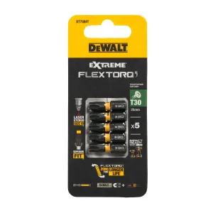 FLEXTORQ T30 отвёртка биты 25 mm, DeWALT, 5 шт.