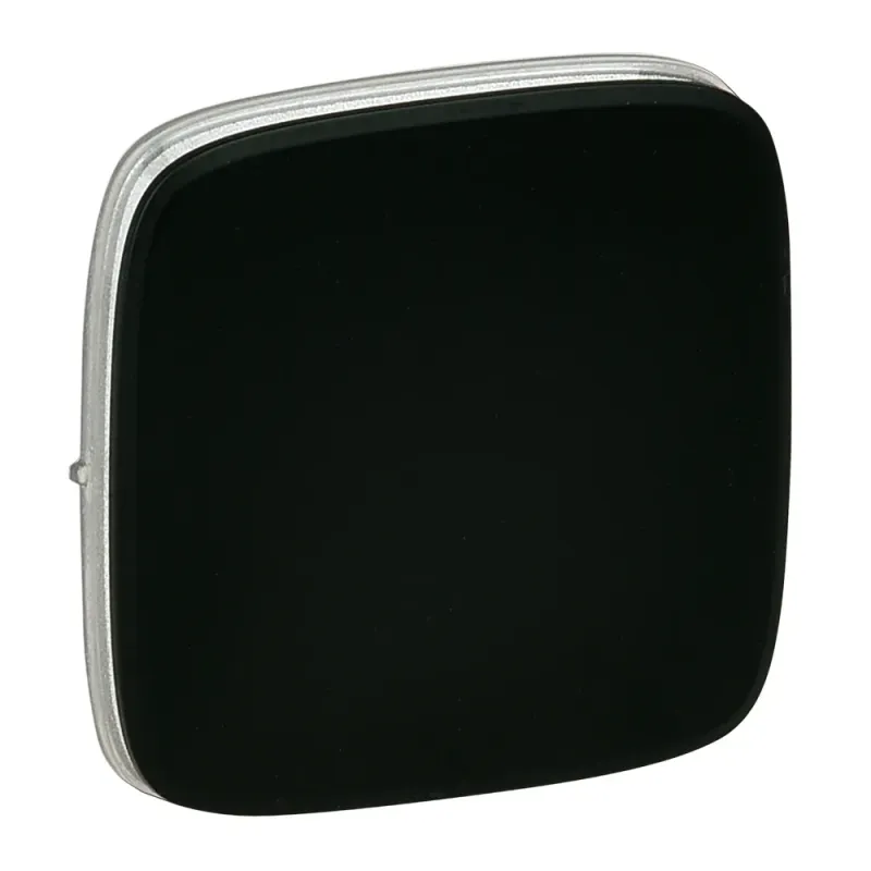 Legrand Cover Plate Valena Allure Black, Snap-in, Thermoplastic 755008