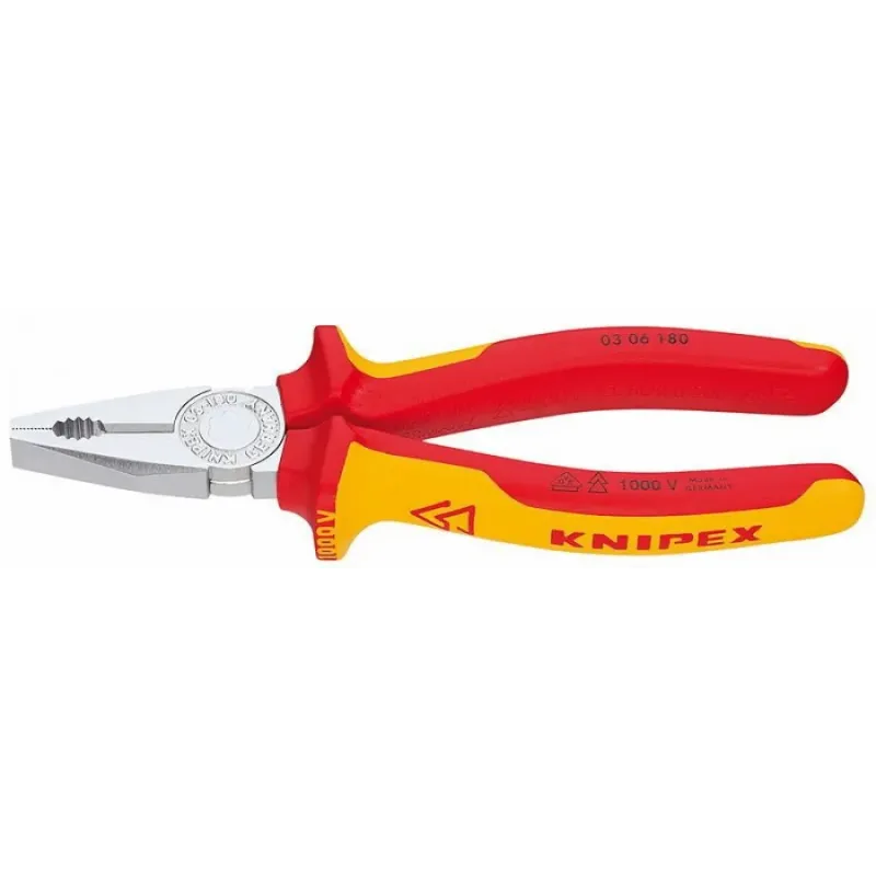 Knipex Kombinētās knaibles VDE 160mm, Knipex 0306160