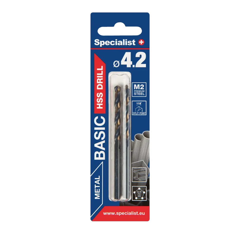 Specialist+ SPECIALIST+ metāla urbis BASIC, 4.2 mm, 2 gab. 64-0042