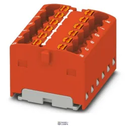 Phoenix Contact 3002766 — Distribution Block PTFIX 12X1.5 RD, 17.5A, Red, Push-In Connection, For Snapping Onto A Din Rail Adapter, Direct Mounting With Flange, Free-Hanging Phoenix Contact 3002766 — Distribution Block PTFIX 12X1.5 RD, 17.5A, Red, Push-In Connection, For Snapping Onto A Din Rail Adapter, Direct Mounting With Flange, Free-Hanging