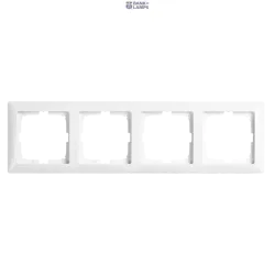 Cover Frame 4V Basic 55 White Cover Frame 4V Basic 55 White