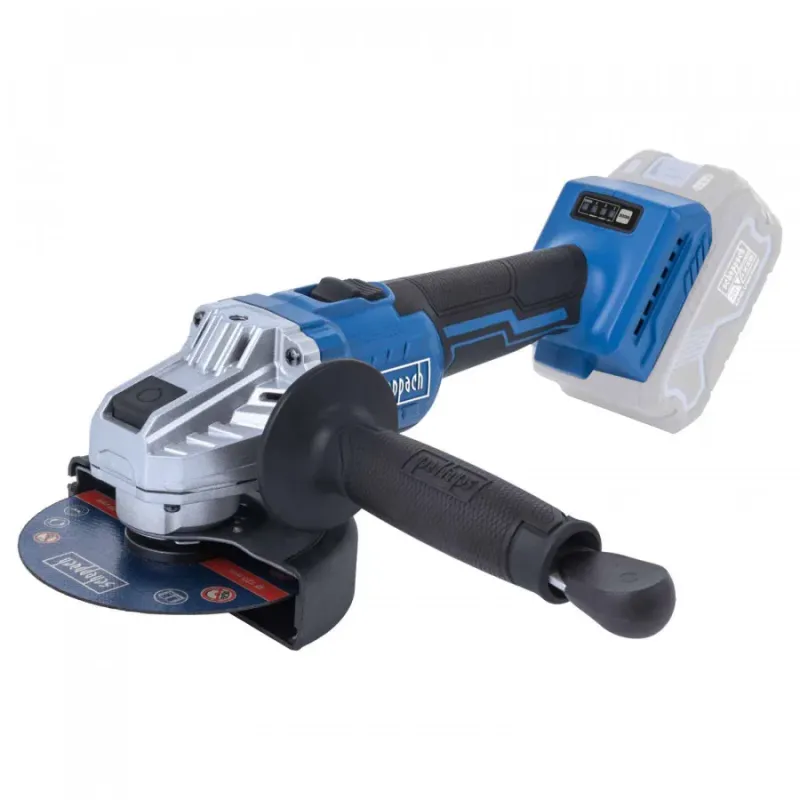 Scheppach Akumulatora leņķa slīpmašīna BC-AG125P-X, karkass, Scheppach 5909275900