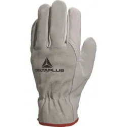 Gloves, cowhide, suede back, 10, Delta Plus
