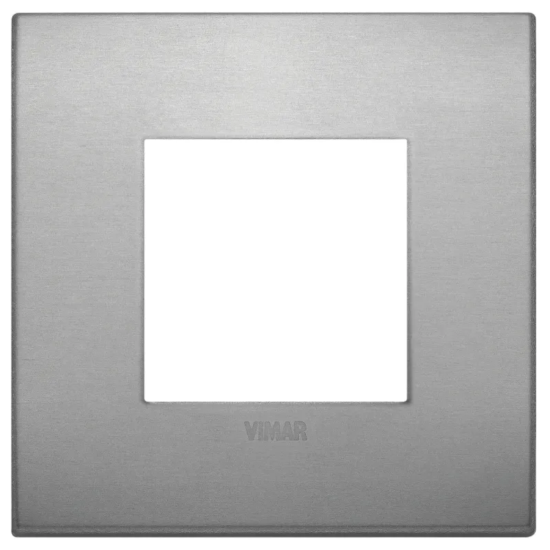 Vimar Classic plate 2M aluminium lava 19642-16